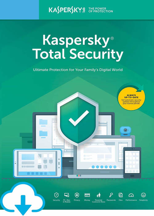 Kaspersky Total Security 2019 10 PC 1 Year Key North America