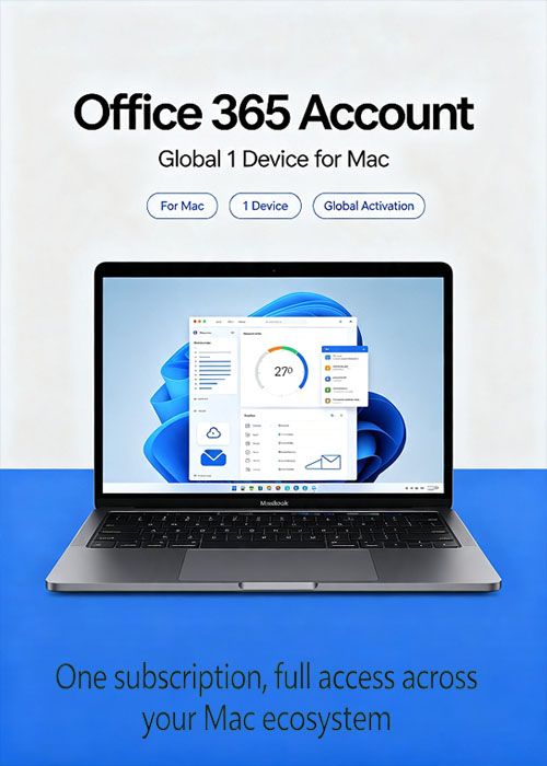 vipkeysales, MS Office365 Account Globle 1 Device For MAC