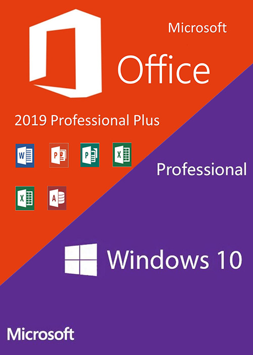Win10 PRO OEM + Office2019 Professional Plus Keys Pack